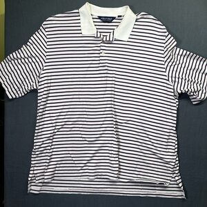 Polo Golf Ralph Lauren Striped Polo Mens XXL 100% Pima Cotton Soft Preppy 1451